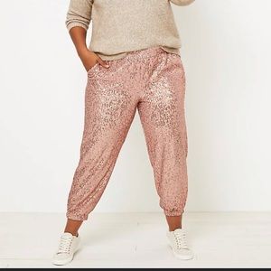LOFT Sequin Joggers